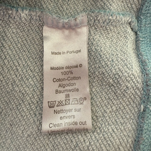 Kenzo Paris Wave Embroidery Sweatshirt – Gray/Blue • Size M • Unisex - Picture 7 of 8